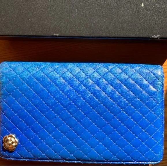 Chanel blue quilted wallet - Picture 16 of 16